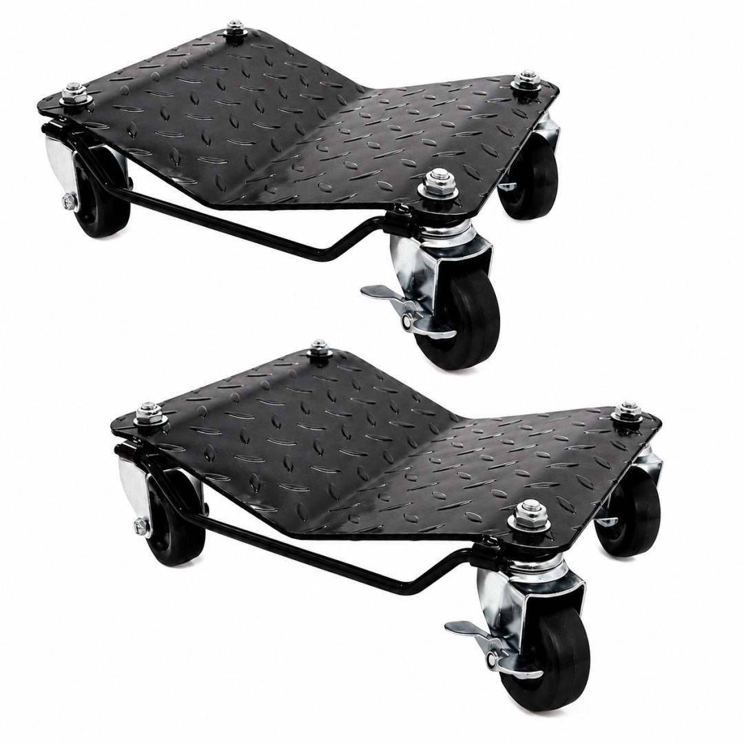 Profesionální manipulační vozíky pod auto 2x 680kg ocel MS19033
